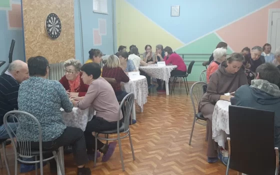 В социально-реабилитационном отделении прошла вторая в этом сезоне игра «Что? Где? Когда?»