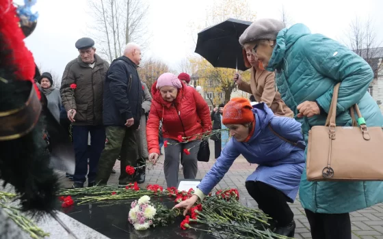Жители Гусева отдали дань памяти не вернувшимся с Первой мировой войны