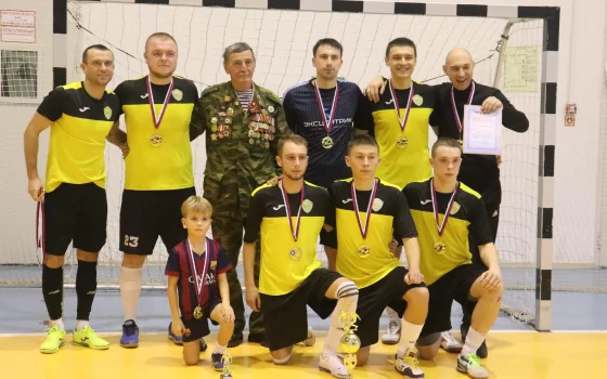 Гусевская команда победила в Чемпионате по мини-футболу