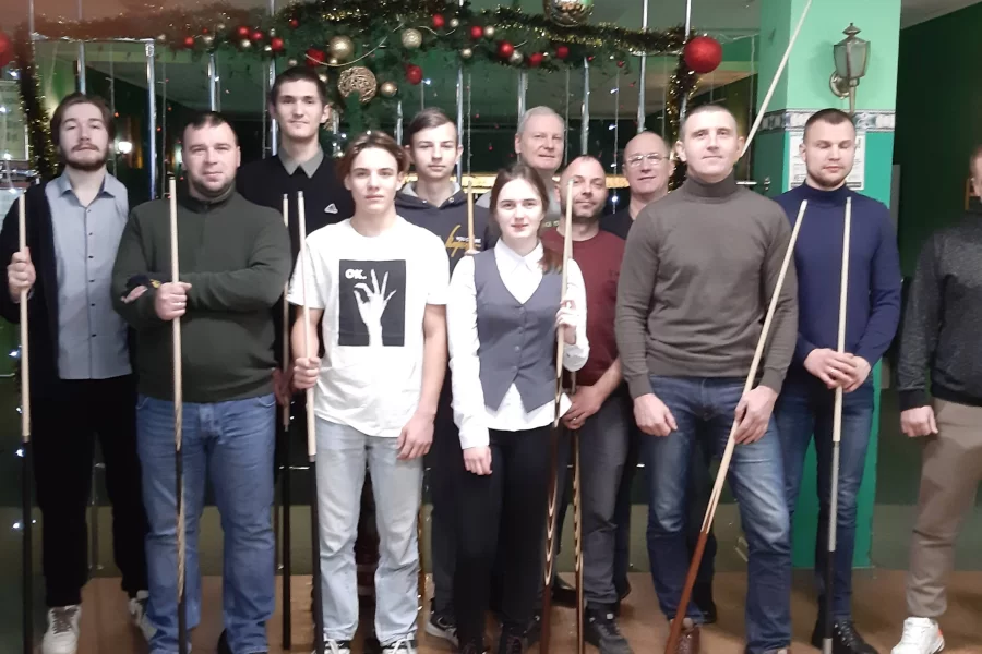 В Гусеве прошли Новогодние турниры по бильярду