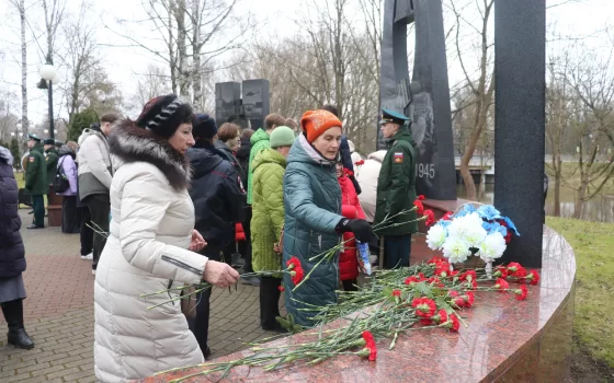 В Гусеве почтили память павших в Афганской войне