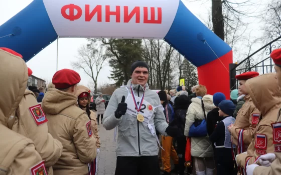 В Гусеве состоялся легкоатлетический пробег памяти Героя России Валерия Паламарчука