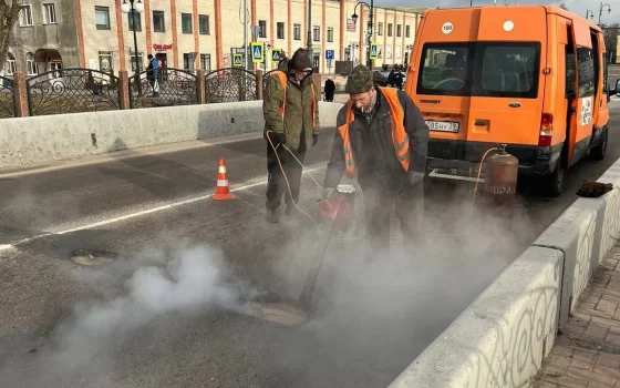 Ремонт дорог в Гусеве начнется, когда установятся благоприятные погодные условия