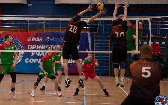 Гусевские волейболисты взяли серебро на областном чемпионате