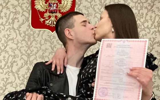 В первые апрельские дни в Гусевском ЗАГСе зарегистрировали союз несколько пар