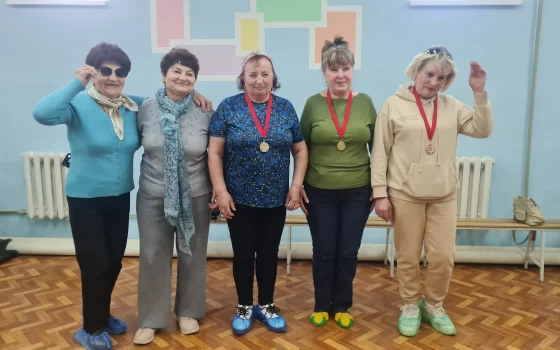 В Гусеве прошёл турнир по шашкам среди женщин серебряного возраста