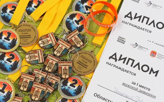 В городе Гусеве впервые прошёл областной турнир по диск-гольфу