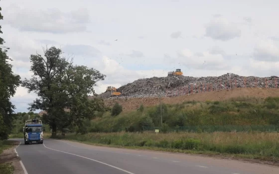 Гусевцы обеспокоены увеличившейся нагрузкой на мусорный полигон в Жаворонково