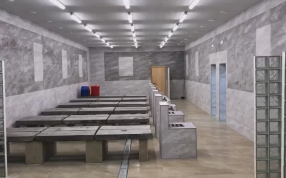 В Гусеве после ремонта открыли городскую баню