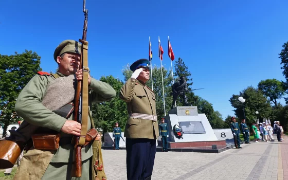 В Калининградской области проходит исторический фестиваль, посвященный Первой мировой войне