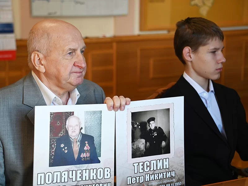Орден, найденный в Гусевском районе, вернулся к семье героя