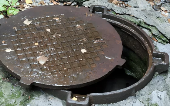 Гусевский водоканал просит сообщать об отсутствии люков у канализационных колодцев
