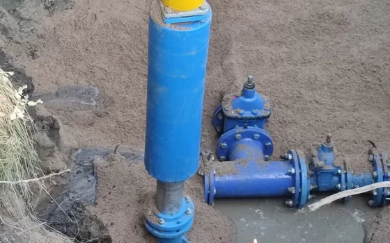 Сотрудники Гусевского водоканала завершили ремонт водопровода от Суворова до Победы