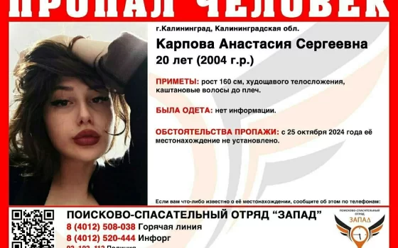 Телефон ненадолго включился — и снова тишина: сестра рассказала о загадочном исчезновении Анастасии Карповой