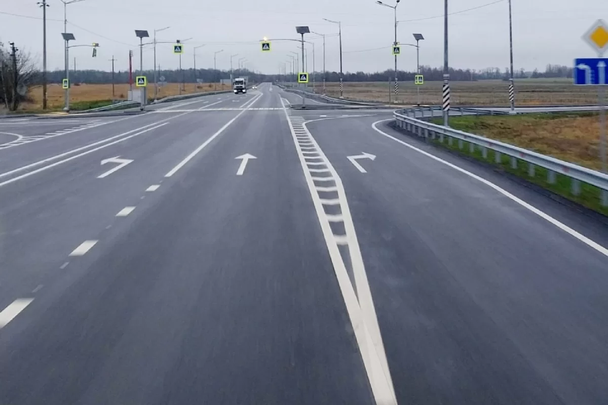 Полностью завершены работы на участке федеральной трассы от Гусева до Нестерова