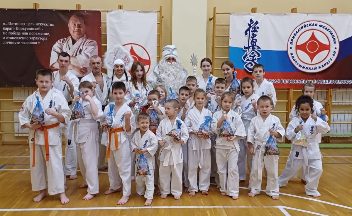 Гусевские каратисты провели новогоднюю тренировку