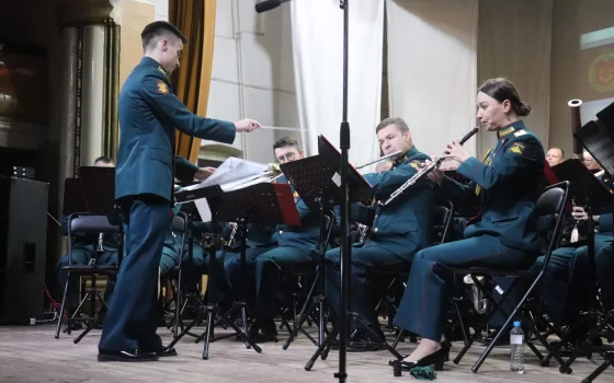 В гарнизонном ДО прошёл концерт оркестра штаба Ленинградского военного округа