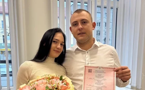 В Гусеве в первой половине декабря восемь пар связали себя узами брака