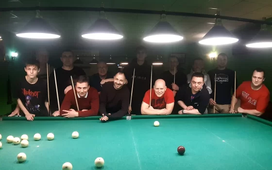 В Гусеве прошёл новогодний турнир по бильярду среди любителей этой игры