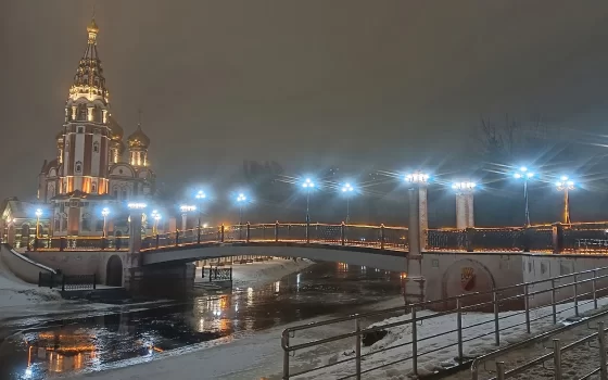 В прошлом году одной из самых больших трат в Гусеве стал пешеходный мост