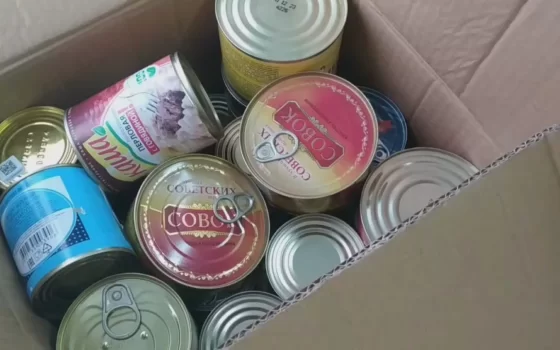В Калининской школе собрали посылки для бойцов на СВО