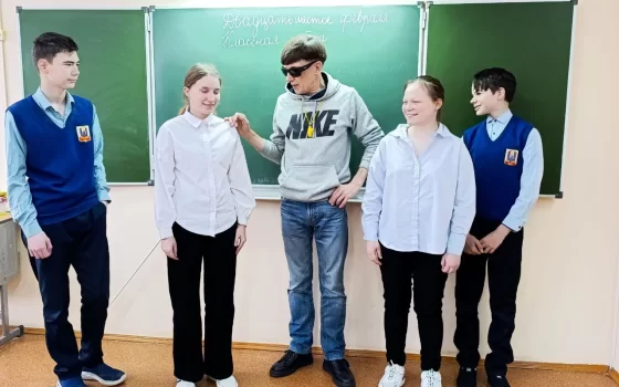 Тренер-преподаватель ассоциации инвалидов «Аппарель» провёл «Уроки доброты» в гусевской школе