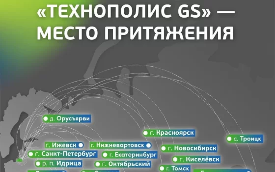 За тысячи километров: многие сотрудники «Технополиса GS» прибыли из разных уголков России