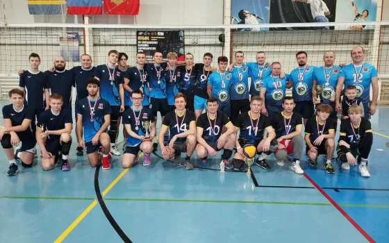 Команда «Ветераны» одержала победу в турнире по волейболу, посвященном Дню защитника Отечества