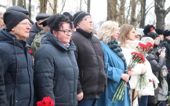На Аллее Славы прошёл митинг в память о погибших воинах-интернационалистах