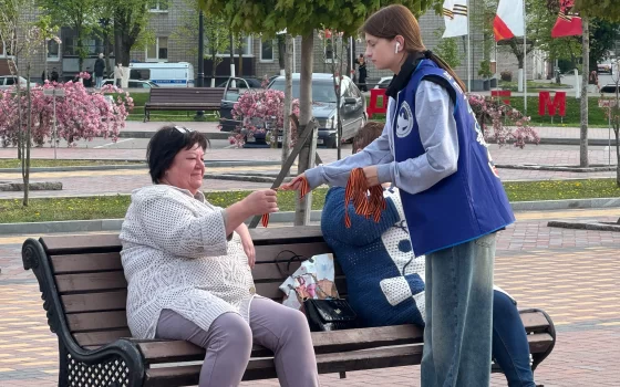 В Гусеве стартовала акция «Георгиевская ленточка»