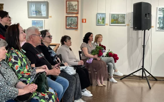 В городском музее открылась выставка «Где бывали, рисовали»