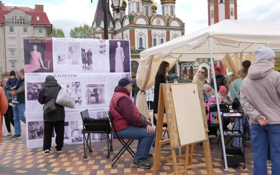 Жители и гости города активно участвовали в мастер-классах на центральной площади