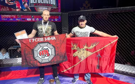 Гусевский спортсмен стал призером Первенства РФ по ММА