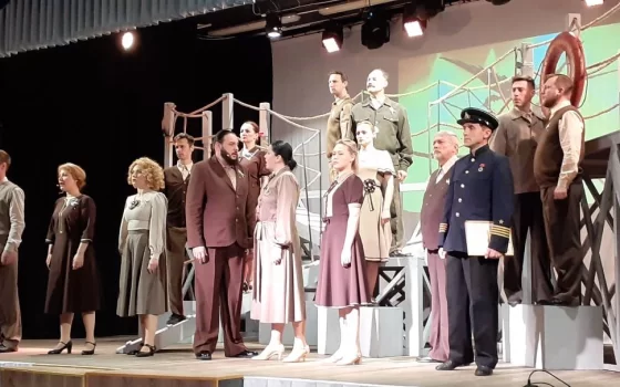В городском ДК прошел спектакль, посвященный 80-летию Великой Победы