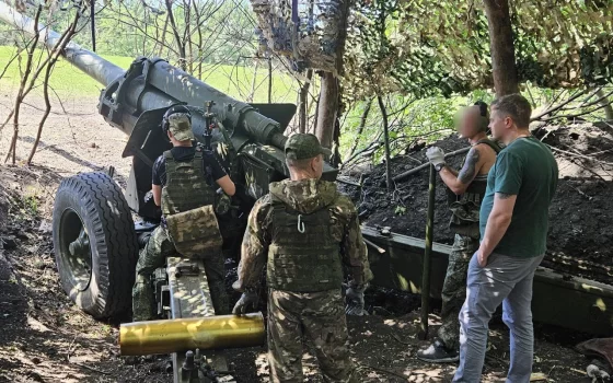 Гусевские бойцы на СВО получили очередную партию помощи от земляков
