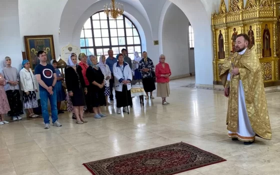 В храме Всех Святых прошла панихида по погибшим участникам СВО