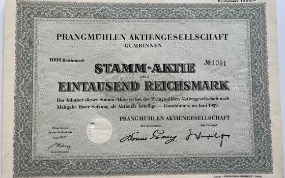 «История одного предмета»: акция «Мельницы Пранга» 1939 года