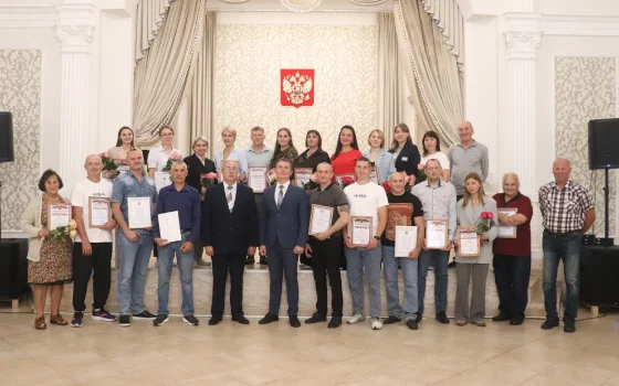 Накануне Дня физкультурника в Гусеве чествовали работников и ветеранов спорта