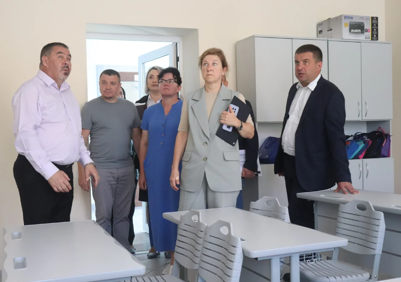 Министр образования Светлана Трусенева с рабочим визитом посетила Гусев