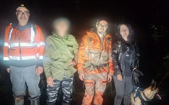 Поисковики спасли заблудившегося грибника в Гусевском районе
