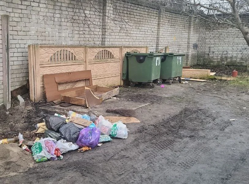 Местные власти призывает граждан не бросать мусор мимо баков