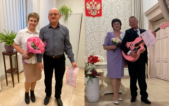 Любовь без возраста: пары из Гусева доказали это своим союзом