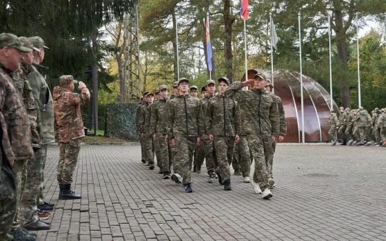 Гусевские старшеклассники успешно завершили учебные сборы в центре «Авангард»