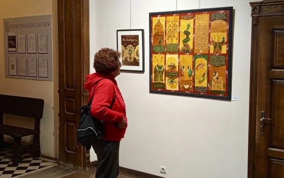 В гусевском музее открылась выставка картин Сергея Александрова «Из Сибири с…»