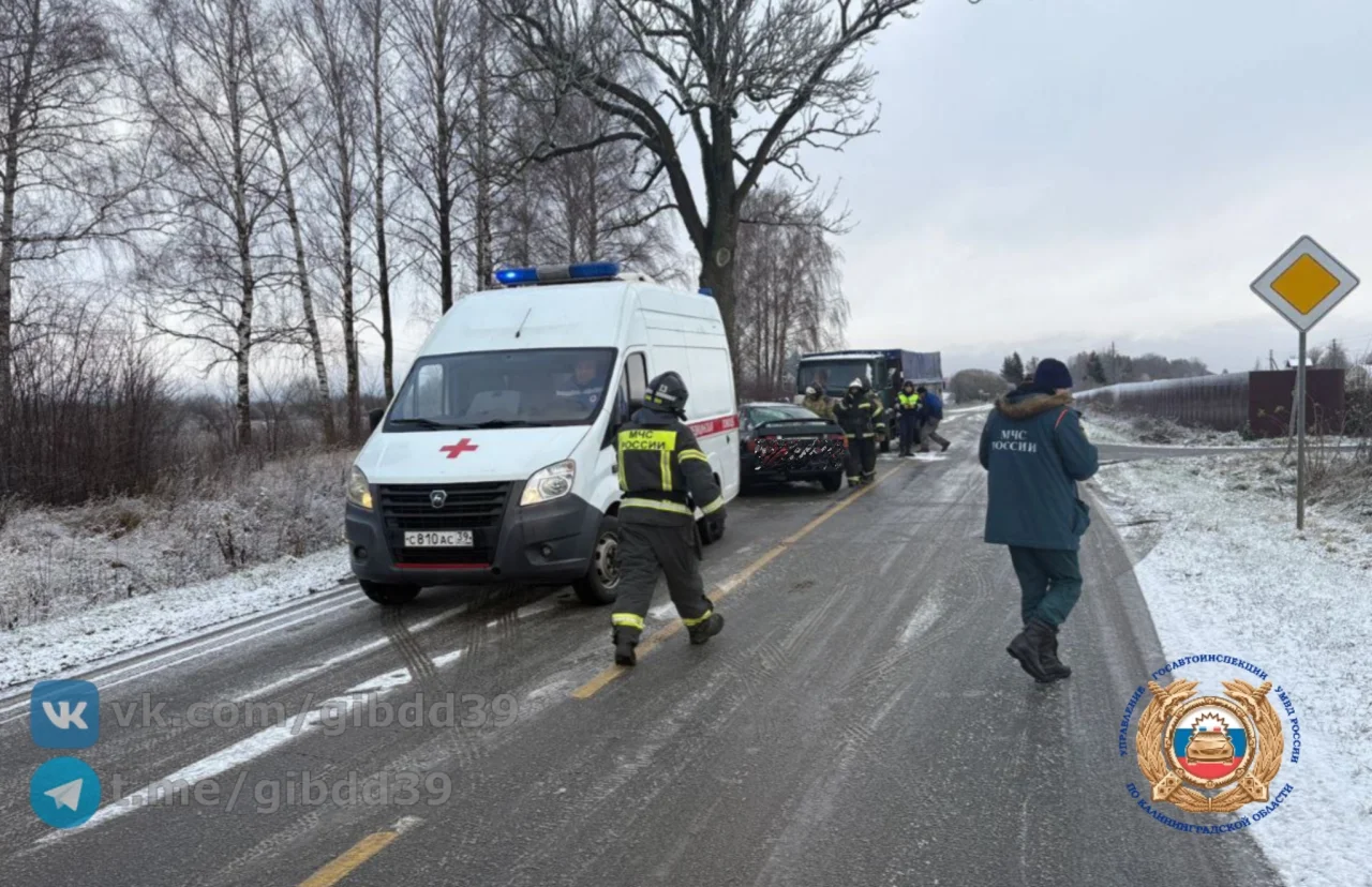 На трассе «Советск — Гусев» столкнулись два автомобиля