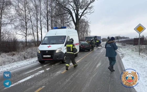На трассе «Советск — Гусев» столкнулись два автомобиля