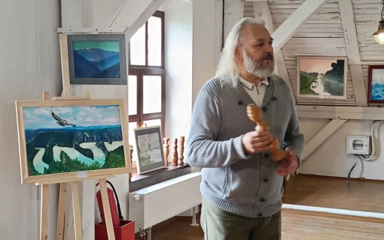В музее Канта открылась выставка картин Марата Галимова
