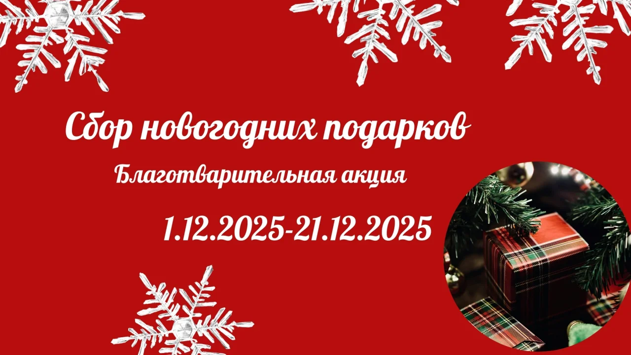 Гусевский молодежный центр проводит сбор подарков для пенсионеров и нуждающихся семей