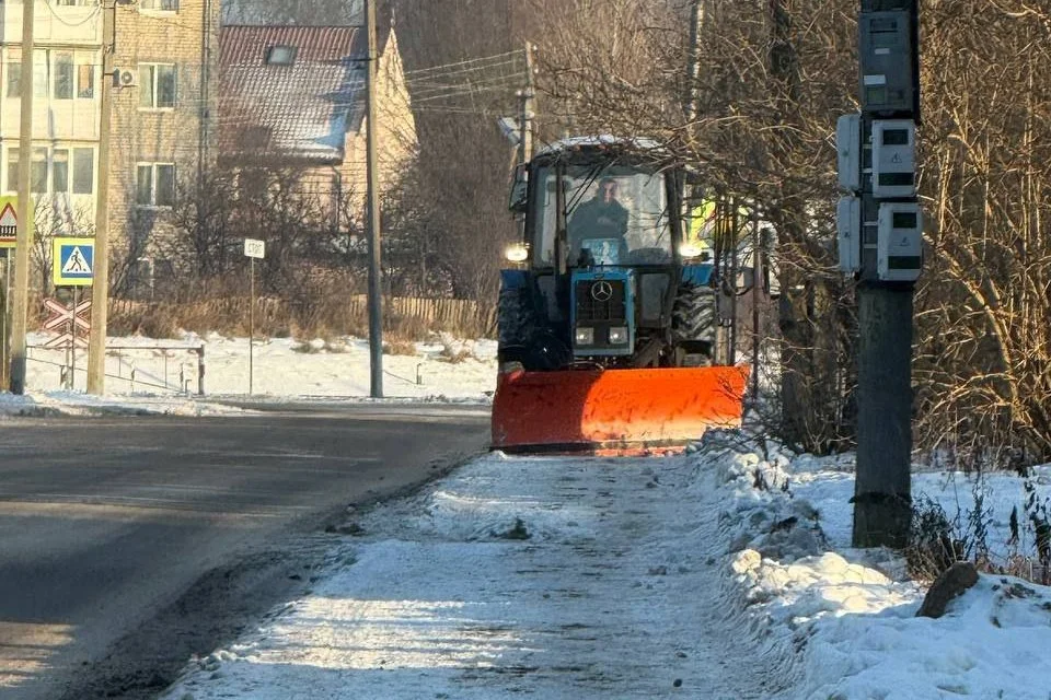 Коммунальщики города Гусева работают в усиленном режиме в новогодние каникулы