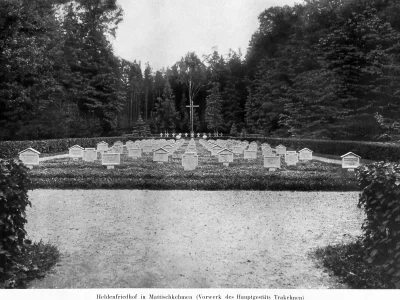 Захоронения русским и германским воинам. 1929–1939 годы.